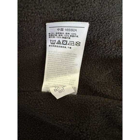 Old Navy Puffer Vest Jacket, Black Size Medium Zip Up Quilted Fleece inside - Picture 6 of 13